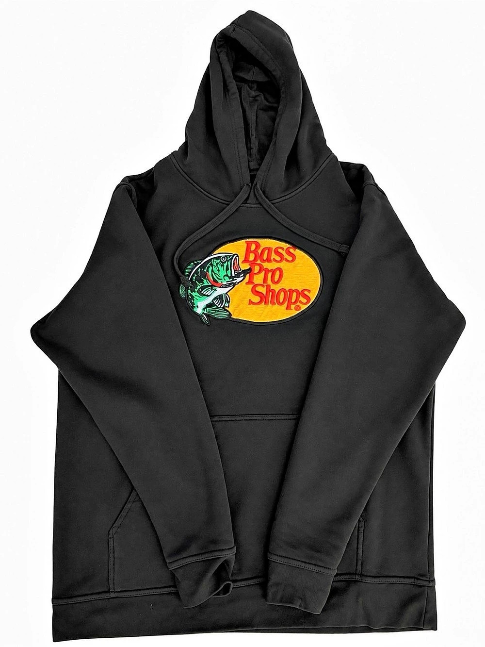 Bass Pro Shops Embroidered Graphic Hoodie Black